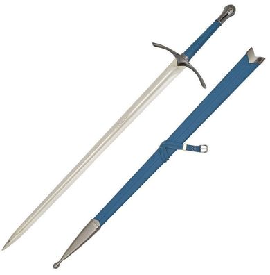 Schwert Gandalf Filmschwert mit blauer Scheide