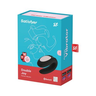 Doppelte Freude - Partner-Vibrator - Schwarz
