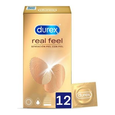 Kondome Durex Real Feel Latexfrei (12 uds)