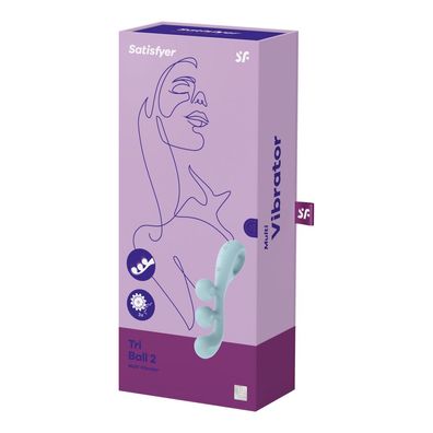 Tri Ball 2 - Multi Vibrator - Hellblau
