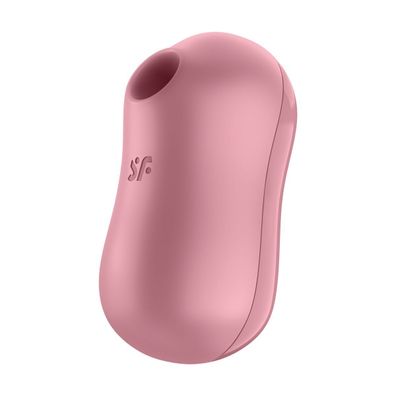 Zuckerwatte - Doppelter Luftimpuls Vibrator - Hellrot