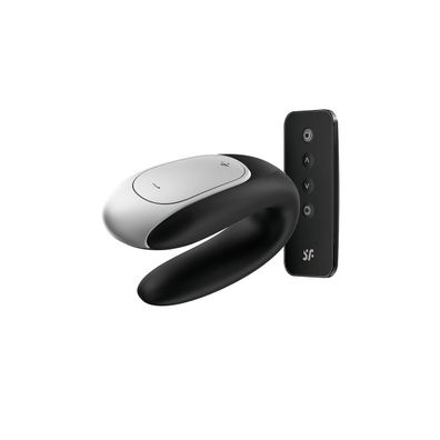 Doppelter Spaß - Partner-Vibrator - Schwarz