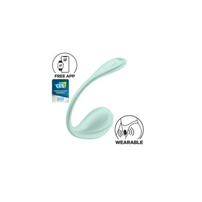 Smooth Petal Connect App - Tragbarer Paar-Vibrator - Mint