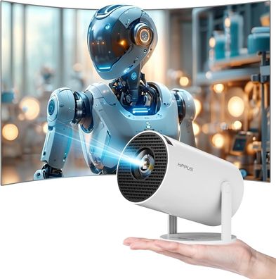 HIPPUS HY300-PRO SMART 5G BEAMER HD 720P 4K-SUPPORTAndroid WiFi 6 BT - Speaker
