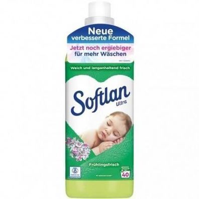 Softlan Frühlingsfrisch Weichspüler für 40 Waschladungen