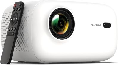 Alliwava PR550 4K Beamer 18000 Lumen WiFi6 Bluetooth, Auto Fokus Keystone, Heimkino