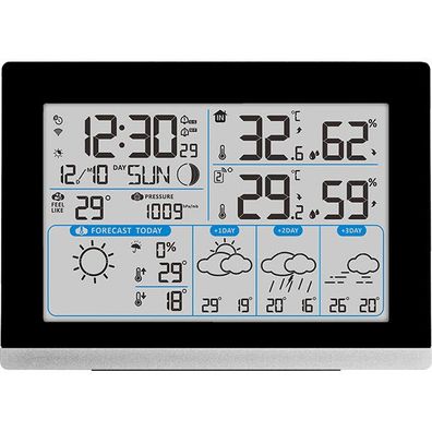 technoline WD2100 Wetterstation | DirektWetter App | Barometrischer Luftdruck