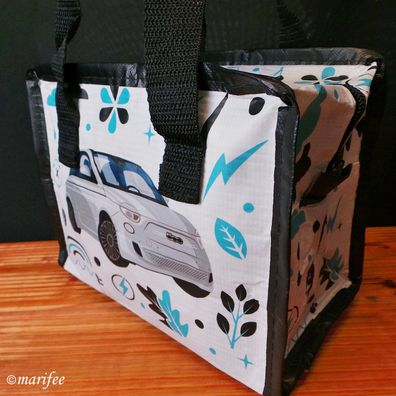 Fiat 500-Lunchbox aus recycelten Plastikflaschen? Art.-Nr. 12367