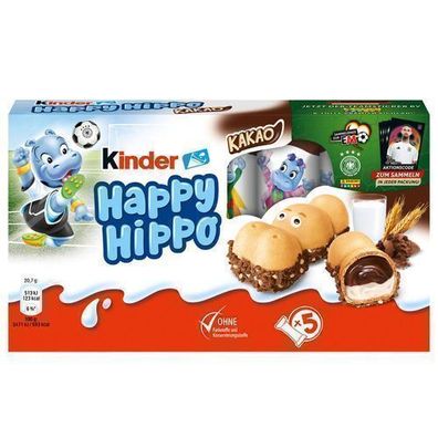 Kinder Happy Hippo Kakao - 5er Packung aus Deutschland