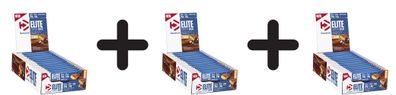 3 x Dymatize Elite Layer Bar (18x60g) White Choc Vanilla and Caramel