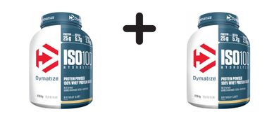 2 x Dymatize ISO 100 (2264g) Birthday Cake