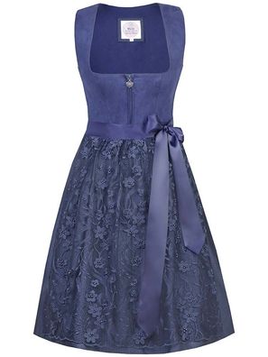 MarJo Dirndl Isa 65cm Länge deep ocean blue - Größe: 40