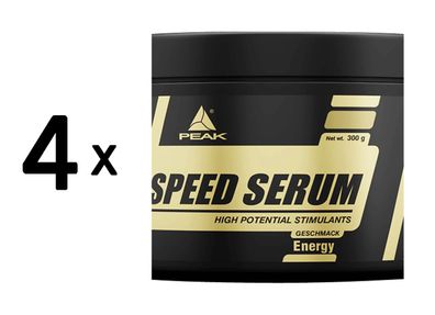 4 x Peak Speed Serum (300g) Energy