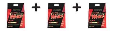 3 x Stacker2 100% Whey (2000g) Cappuccino