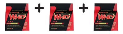 3 x Stacker2 100% Whey (454g) Banana Milkshake