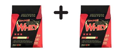 2 x Stacker2 100% Whey (908g) Banana Milkshake