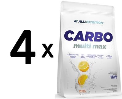4 x Allnutrition Carbo Multi Max, Lemon - 3000g