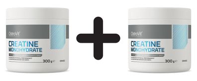 2 x OstroVit Creatine Monohydrate, Orange - 300g