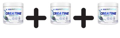 3 x Allnutrition Creatine Muscle Max, Blueberry - 250g