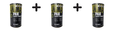 3 x Universal Nutrition Animal Pak (44)