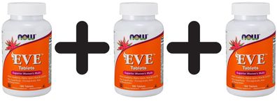 3 x NOW Foods Eve Superior Women's Multi - 180 tabs