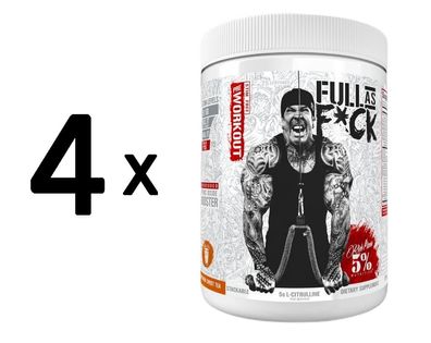 4 x 5% Nutrition Full As F*ck - Legendary Series, Southern Sweet Tea - 370g
