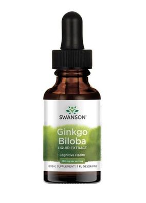 Ginkgo Biloba Liquid Extract, 250mg - 29 ml