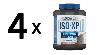 4 x Applied Nutrition ISO-XP, Chocolate Dessert - 1800g