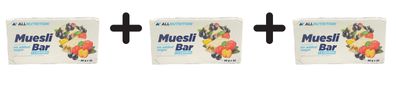 3 x Allnutrition Muesli Bar + L-Carnitine, Yoghurt & Blackcurrant - 32 bars