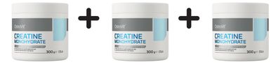 3 x OstroVit Creatine Monohydrate, Cola - 300g