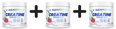 3 x Allnutrition Creatine Muscle Max, Raspberry - 250g