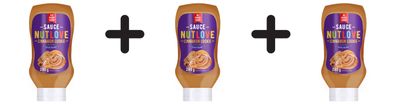 3 x Allnutrition Nutlove Sauce, Cinnamon Cookie - 280 ml