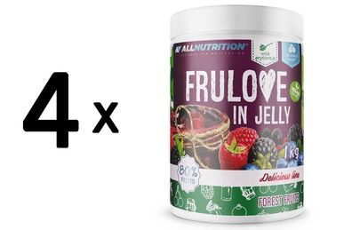 4 x Allnutrition Frulove In Jelly, Forest Fruits - 1000g