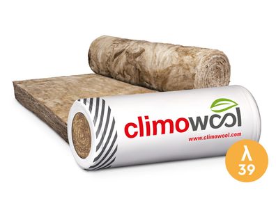 WLG 039 200mm Climowool Mineralwolle Glaswolle Klemmfilz Dämmwolle Dachdämmung Dach