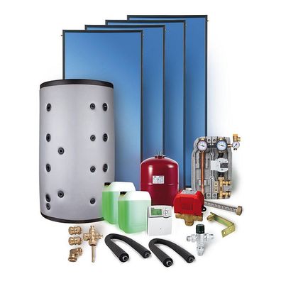 Solarpaket SX 2.51 Aufdachmontage 10,04 m&sup2; mit Hygienespeicher MX2W 800L 2WT
