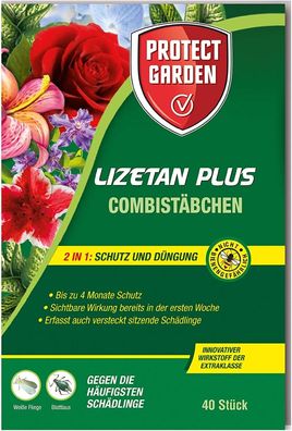 Protect GARDEN Lizetan Plus Combistäbchen Schädlingsfrei gegen Blattläuse und