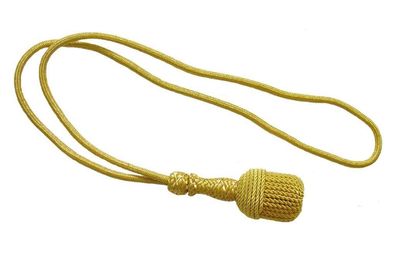 Kriegsmarine goldenes Offizier Portepee Dragonnes Knot, Faustriemen, Schlagband