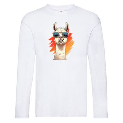 Alpaka | Lama | Alpaka liebhaber v2 Long Sleeve Weiß