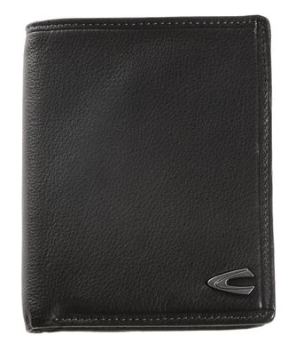 camel active Herrenbörse Brieftasche Ledergeldbörse hochformat schwarz black vegas