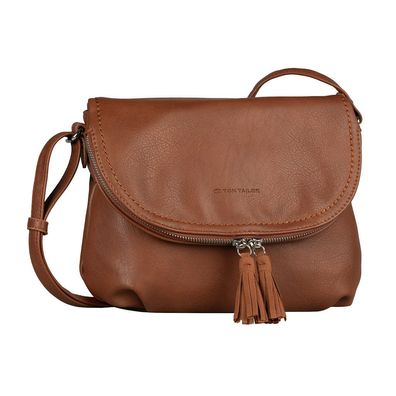 Tom Tailor Handtasche Schultertasche Damentasche mittelbraun cognac lari