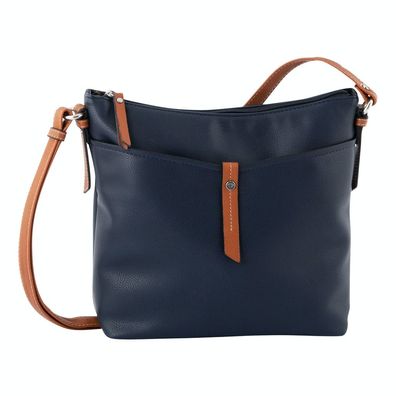 Tom Tailor Handtasche Schultertasche Damentasche dunkelblau dark blue novara