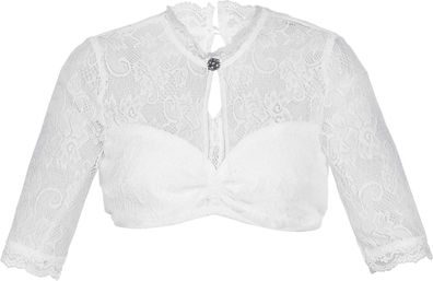 MarJo Dirndlbluse Enja-Norena weiß - Größe: 42