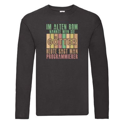 Im Alten Rom: Programmierer | Software Entwickler Long Sleeve Schwarz