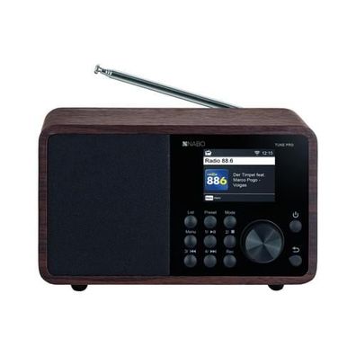 NABO TUNE PRO holz Internetradio mit FM/DAB