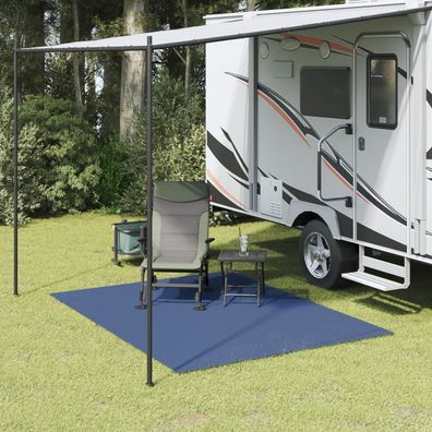 vidaXL Zeltteppich Blau 2,5x2 m