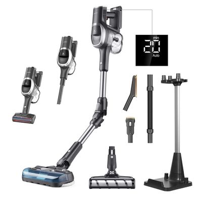 JIMMY JV9 Pro 160 AW Saugleistung Aqua Akku-Staubsauger, Grau