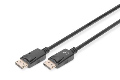 Digitus DisplayPort Kabel DP 2.0m DP 1.2 Ultra HD 4K sw