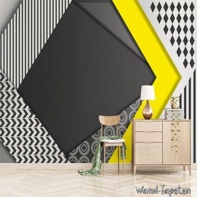 Vlies Fototapete Wandtapete Wandbilder Minimalistische Geometrische 3476