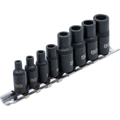 Gewindebohrer-Aufnahme-Satz Antrieb 1/4" 3/8" für Gewindebohrer 1,5 - 12mm 8-tlg