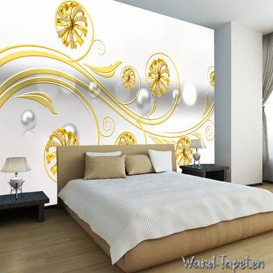 Vlies Fototapete Wandtapete Wandbilder 3D Blumentapeten Moderne 1733